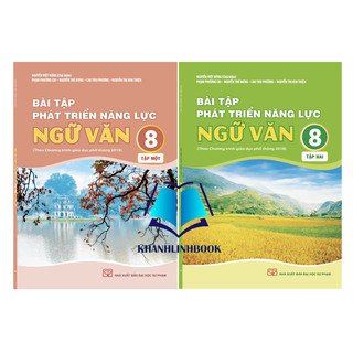 Sách Bài tập phát triển năng lực học sinh môn ngữ văn lớp 8 (tập 1 + tập 2) (Kết Nối)