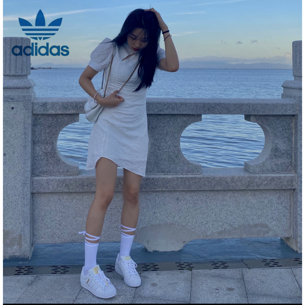 Adidas/Clover/SUPERSTAR/Đầu vỏ đôi/Giày thể thao/FW3713