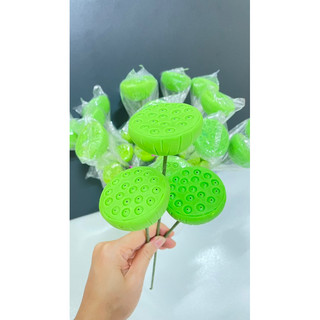 Đài sen gương sen làm hoa vải voan hàng đẹp thanh lý