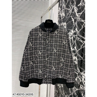  Áo khoác BOMBER Nam LV họa tiết vân phong cách trẻ trung form chuẩn 