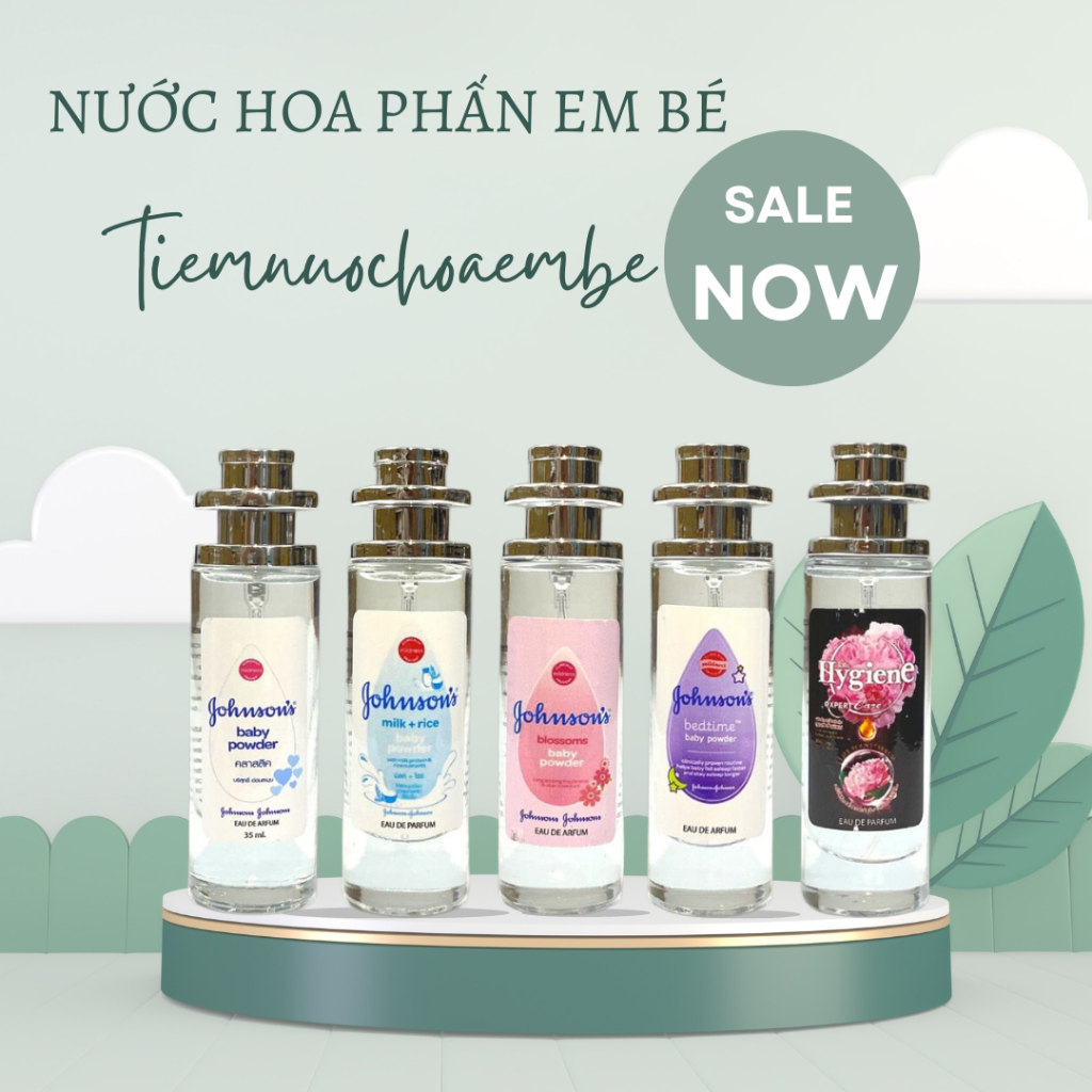 Nước hoa Thái Lan mùi phấn em bé hương thơm ngọt ngào phảng phất dịu nhẹ hàng nội địa Thái Lan tiemnuochoaembe