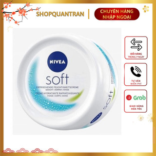 Kem dưỡng da Nivea Soft 200ml Hàng Đức dưỡng ẩm chống nẻ chống khô mốc