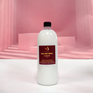 Keo Phủ Bóng Varnish HUNGACOLOR Chai 1000ml Bảo Vệ Làm Bóng Màu Tô Tượng Acrylic