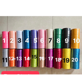 Ruy băng lụa các màu, ruy băng kim tuyến bản 2cm 4cm