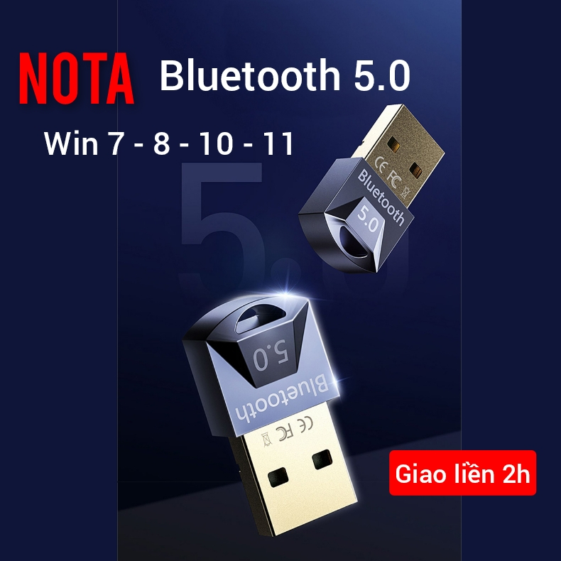 Usb Bluetooth 5.1 và Bluetooth 5.3 và WiFi 5G kết nối Chuột Loa Tai nghe Bàn phím, xài Máy bàn Laptop PC