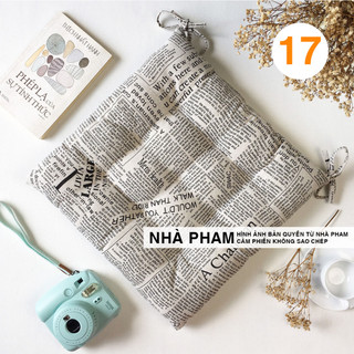 Đệm ngồi bệt hoa văn pattern hình 17