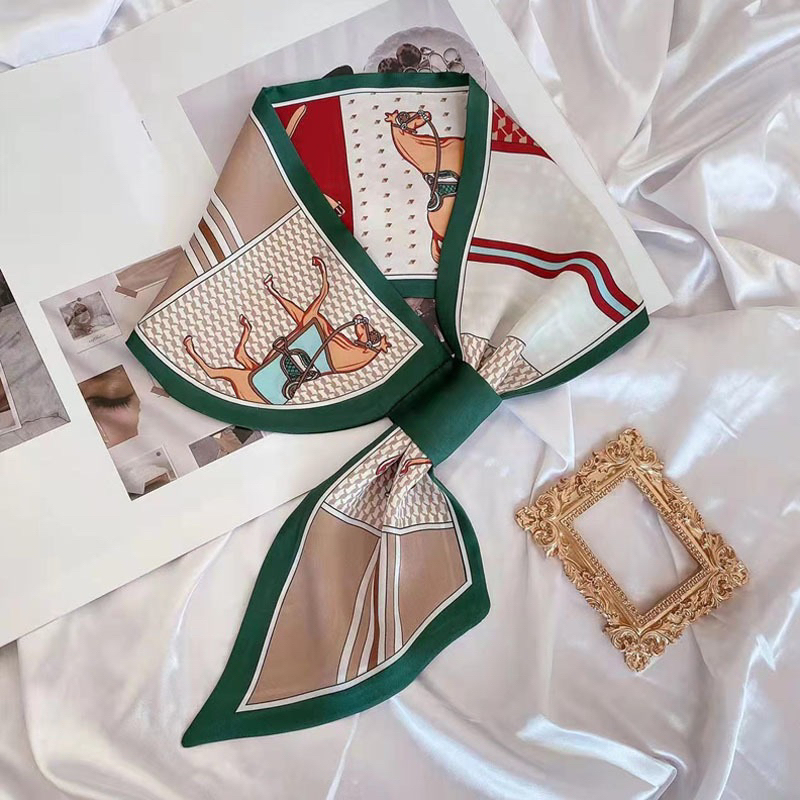 KHĂN LỤA DÀI THẮT NƠ size 14x75CM