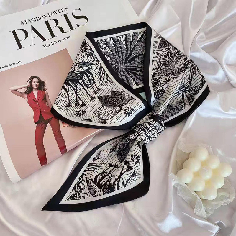 KHĂN LỤA DÀI THẮT NƠ size 14x75CM