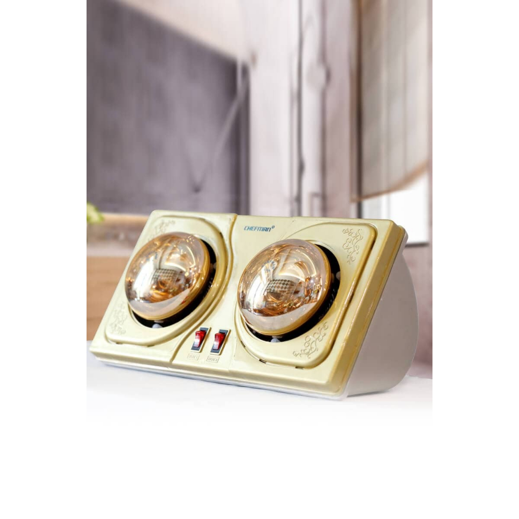 Đèn sưởi nhà tắm chefman CM – 662B 2 bóng, 3 bóng 825W, máy sưởi