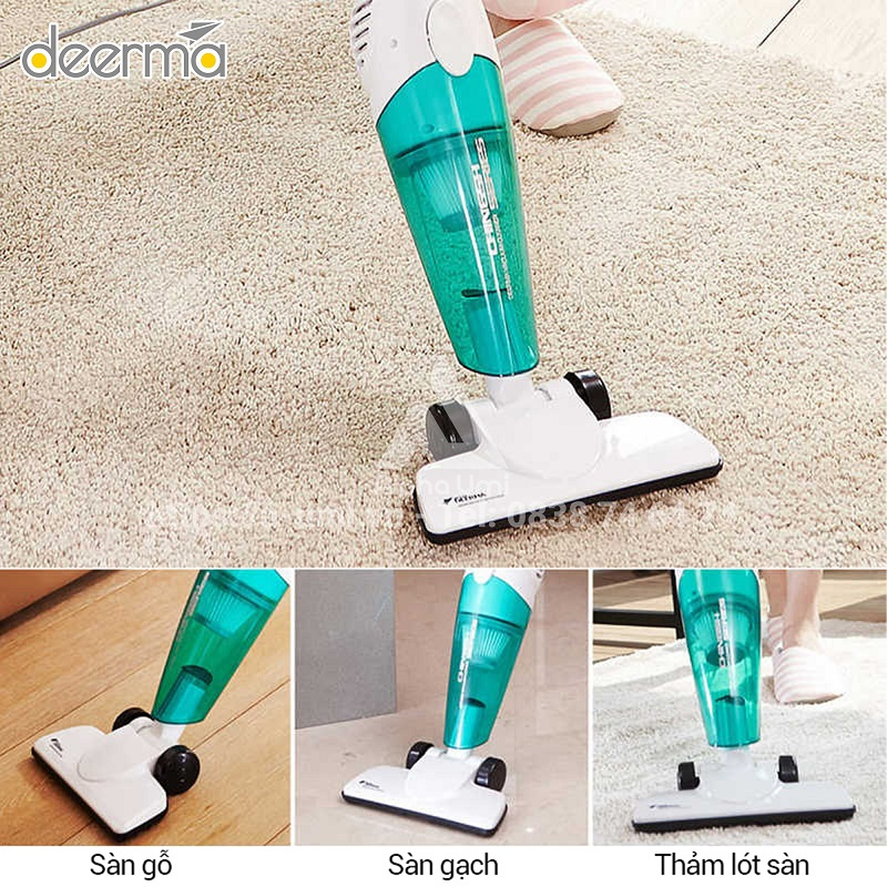 Máy hút bụi cầm tay Deerma DX118C- Chính Hãng bảo hành 12 tháng