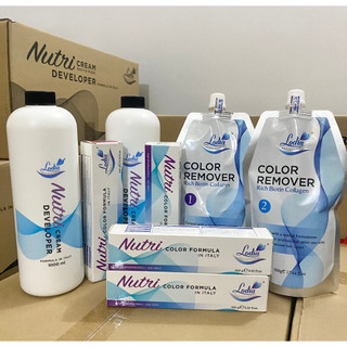 Thuốc bóc màu đỏ đen kim loại phủ bóng, Lodia Color Remover 500mlx2
