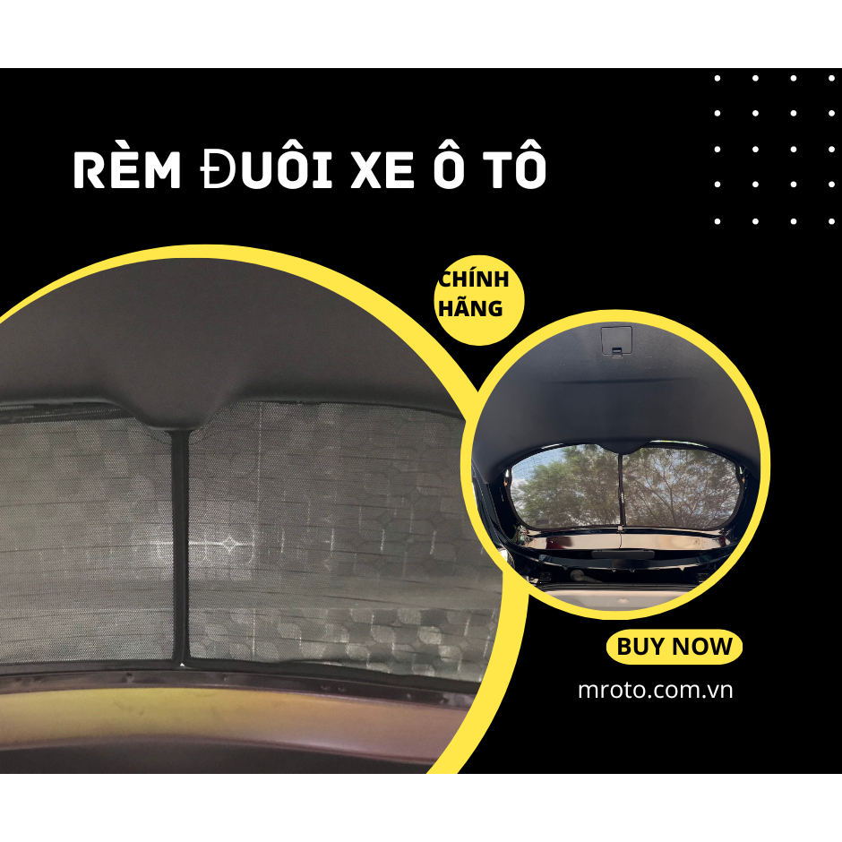 Rèm Che Nắng KÍnh Sau Xe ( Rèm Cốp ), Hàng Chính Hãng Mr Ô TÔ, Loại 1 dày dặn nhất thị trường, bảo hành 24 tháng