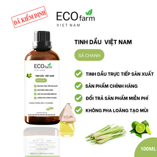 Tinh dầu thương hiệu ECO FARM VIET NAM sản phẩm cam kết chất lượng đầy đủ vỏ hộp hướng dẫn sử dụng