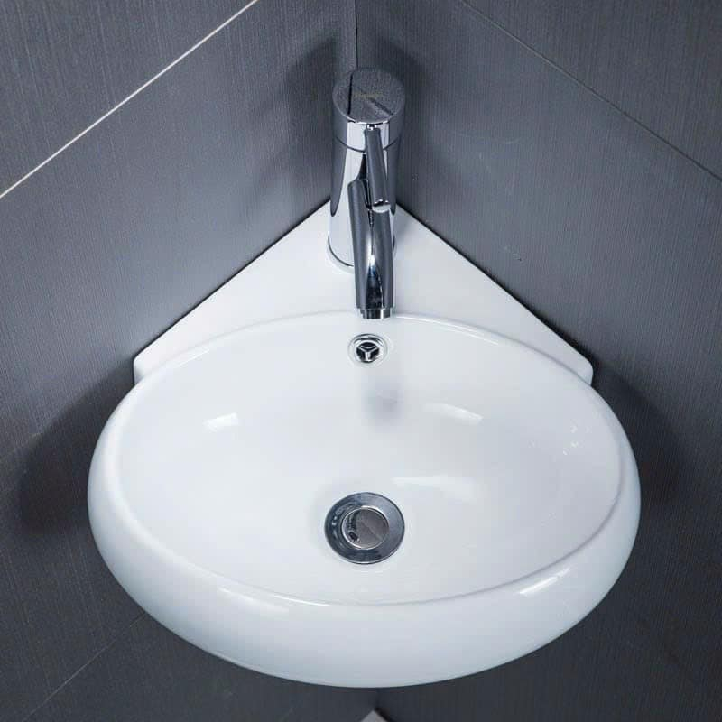 Chậu rửa mặt góc treo tường cao cấp