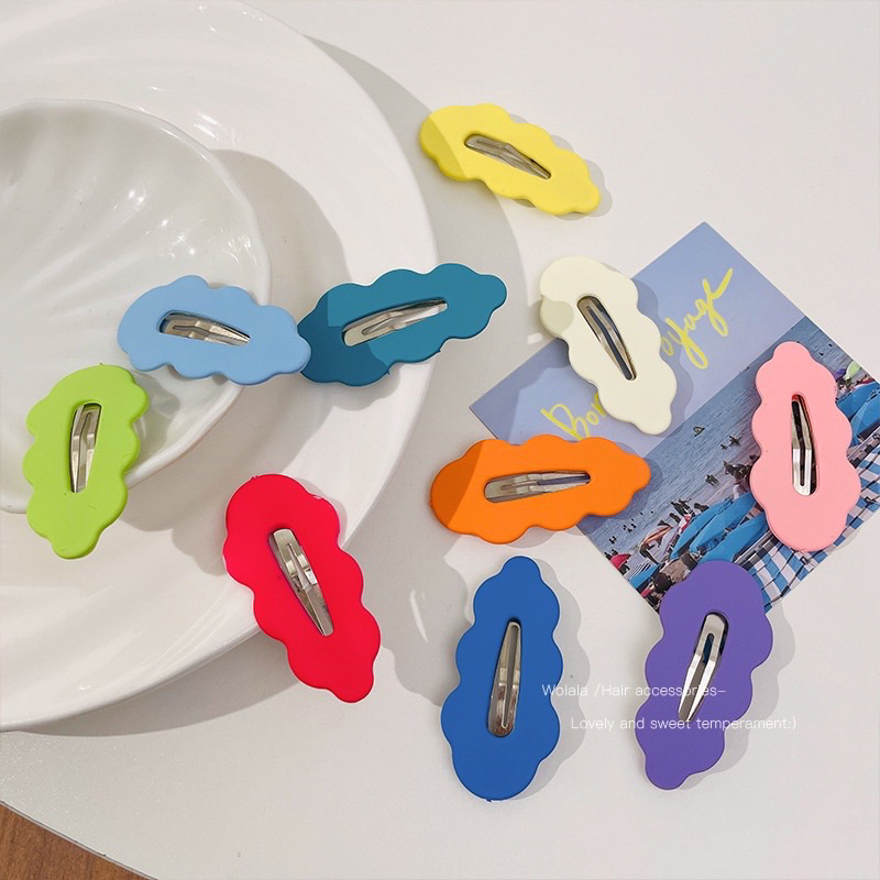 Set 4 Kẹp tóc Đám mây nhiều màu siêu xinh