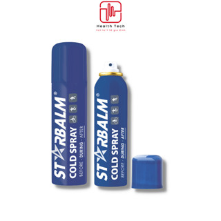 Chai xịt lạnh thể thao Starbalm Cold Spray 150ml làm lạnh cơ bắp, giảm sưng đau bầm tím - Health Tech