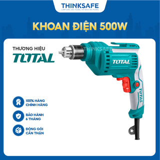 Máy khoan điện 500w total td2051026e chức năng đảo chiều khoan tối đa 10mm có tốc độ và công tắc thay đổi - thinksafe