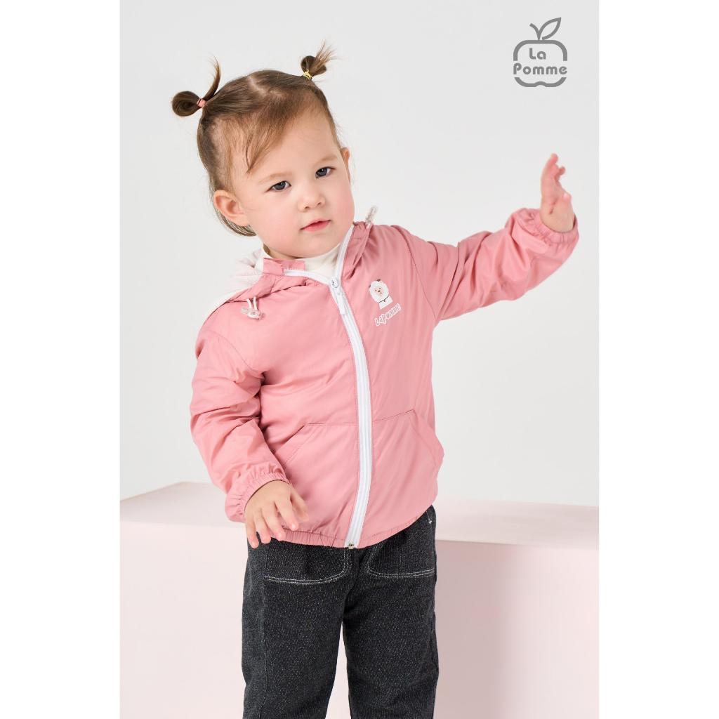 Aó khoác La Pomme Bamboo cotton khoác gió 2 lớp cao cấp thoáng mát chống nắng tốt cho bé trai bé gái 95004 95006 95007