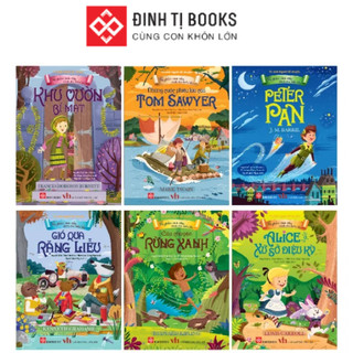  Sách - Tác phẩm kinh điển dành cho thiếu nhi - Combo 6 tập - Đinh Tị Books 