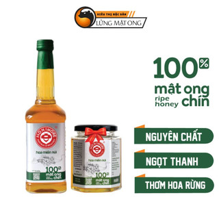 Mật ong rừng Tây Bắc - Hoa Miền Núi Honimore 630g + 1hũ Mật ong rừng nguyên chất 360g: tăng đề kháng
