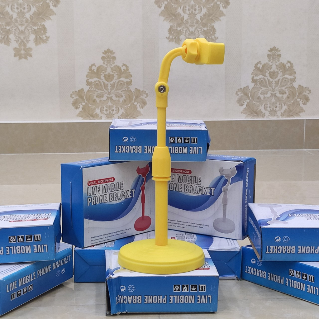 Giá đỡ điện thoại để bàn, Quay tiktok, Livestream, quay Video 360 độ