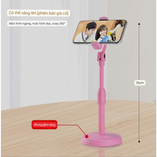 Giá đỡ điện thoại để bàn, Quay tiktok, Livestream, quay Video 360 độ