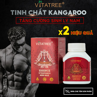 Tăng cường sinh lý nam giới Vitatree Essence Of Kangaroo 40000 Max của Úc hộp 100 viên