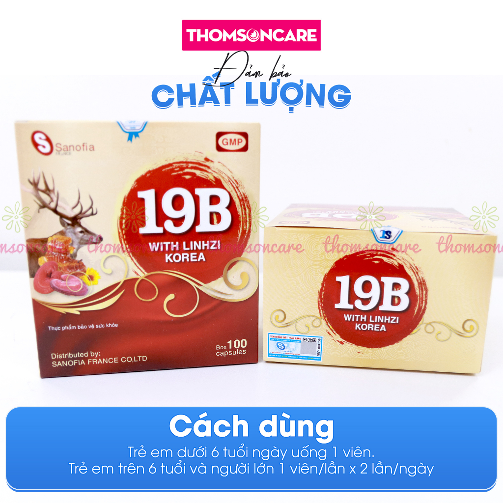 Viên ăn ngon 19b Đỏ và Men tiêu hóa Entero TSC - Liệu trình 2 tháng cho người gầy ăn không ngon, kém hấp thu Thomsoncare