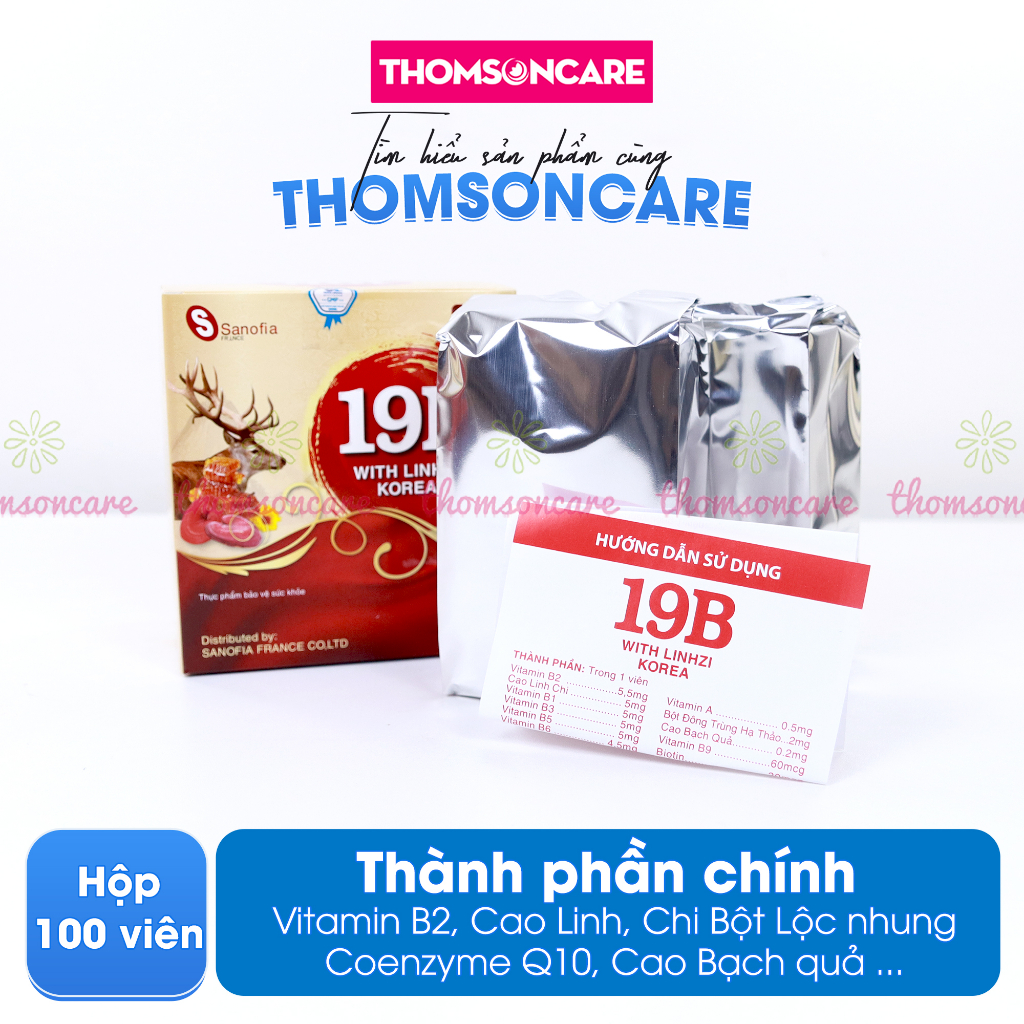 Viên ăn ngon 19b Đỏ và Men tiêu hóa Entero TSC - Liệu trình 2 tháng cho người gầy ăn không ngon, kém hấp thu Thomsoncare