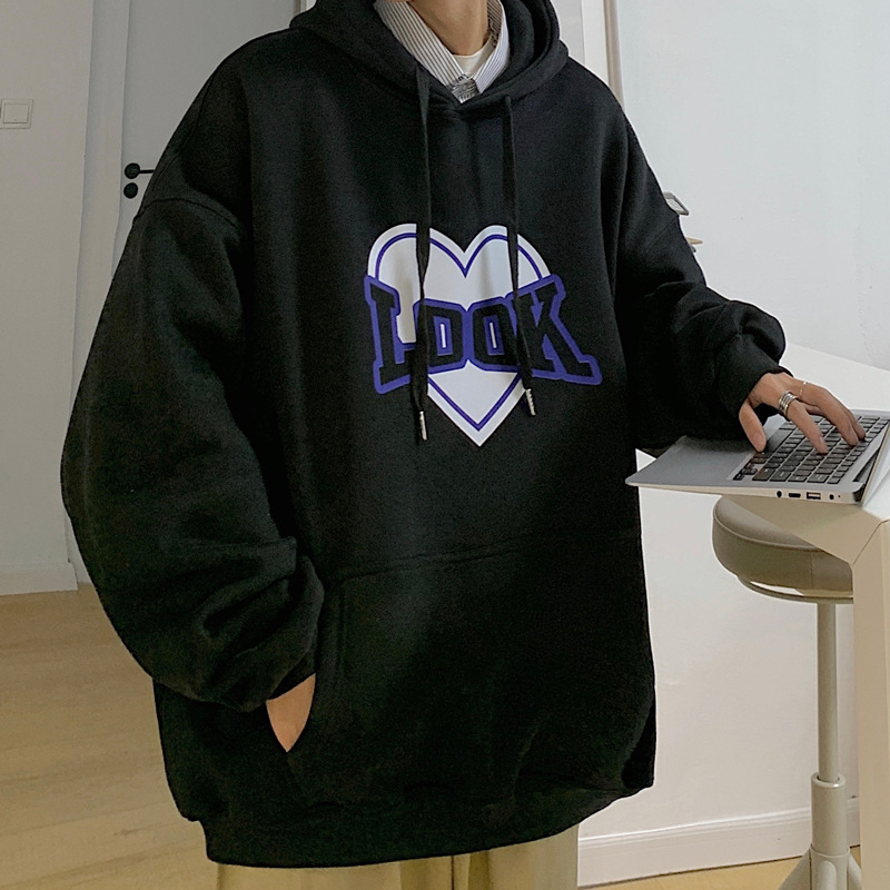 Áo khoác hoodie đôi form rộng chất lỉ bông 2 lớp phù hợp cho cả nam và nữ | BigBuy360 - bigbuy360.vn