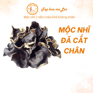 Mộc nhĩ khô, nấm mèo dầy, to, đã cắt chân loại 1