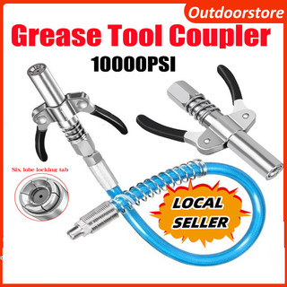🔥FREESHIP🔥 1 Đầu Bơm Mỡ Bôi Trơn Áp Suất Cao Bằng Thép Không Gỉ / Đầu Kẹp Mini Cho Sửa Chữa Xe Hơi