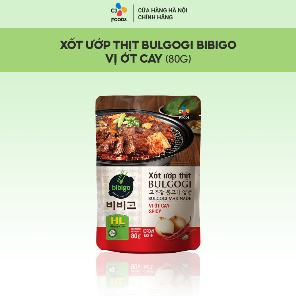 Xốt ướp thịt Bulgogi Bibigo Gói 80g