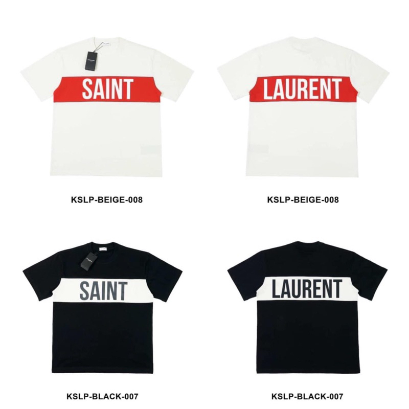 Áo thun Sain Laurent May phối hàng cao cấp loại 1 full bao bì tag & mác🛍️