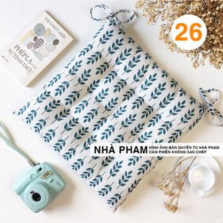ĐỆM NGỒI BỆT HOA VĂN PATTERN HÌNH 26 (40,45,50CM)