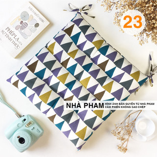 ĐỆM NGỒI BỆT HOA VĂN PATTERN HÌNH 23 (40,45,50CM)