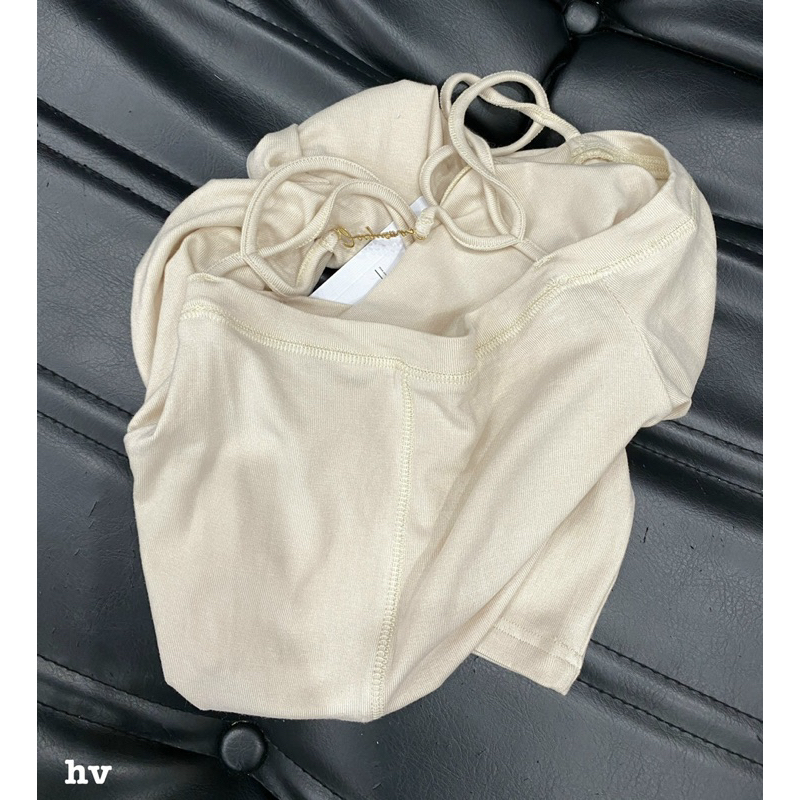 Áo thun cotton quai dây