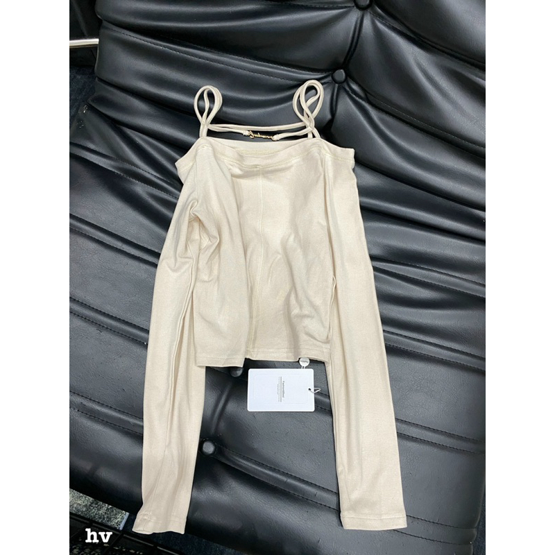 Áo thun cotton quai dây