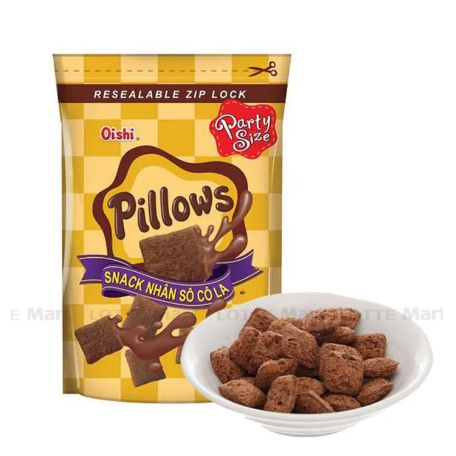 Bánh Pillows Oishi Nhân Socola 85G