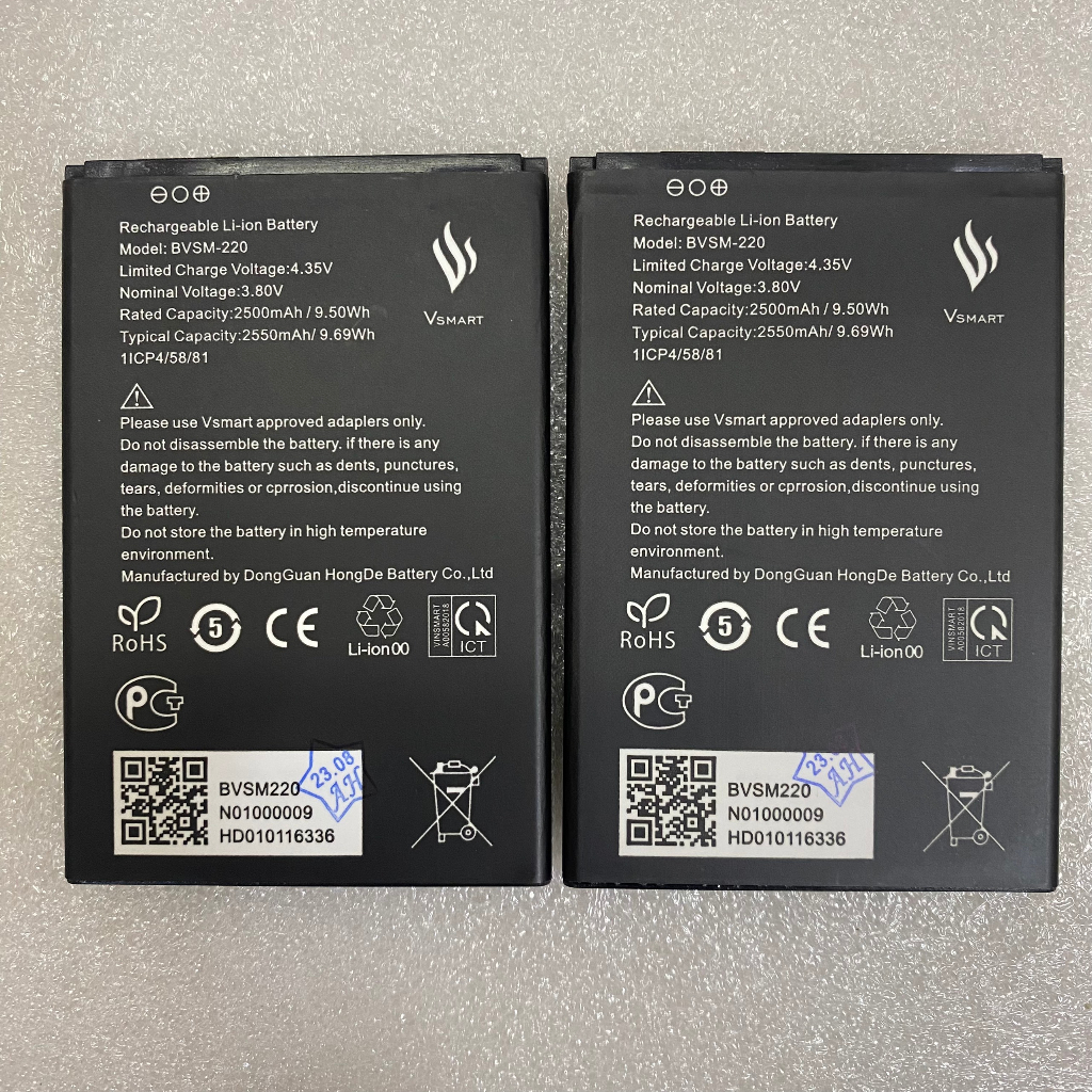 Pin VSmart Bee / BVSM-220 bao test đổi mới