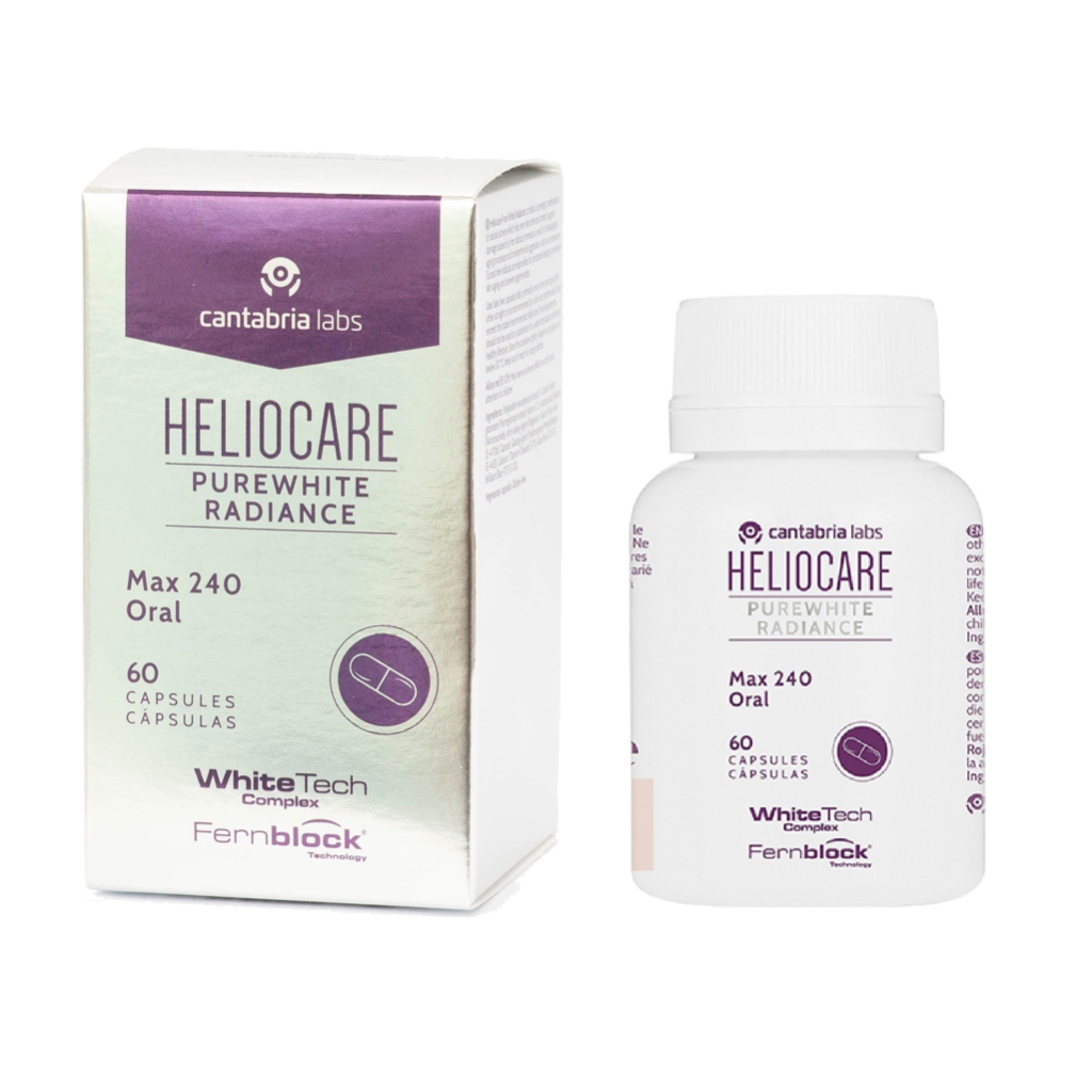 Viên uống chống nắng Heliocare Ultra D - D Plus - Oral - Viên uống trắng da Heliocare Pure White Max240