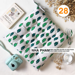 ĐỆM NGỒI BỆT HOA VĂN PATTERN HÌNH 28 (40,45,50CM)