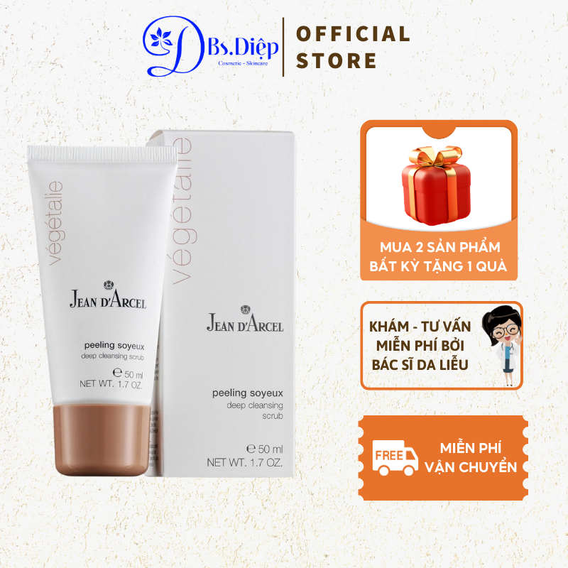 Kem Tẩy Tế Bào Chết Dạng Hạt Jean d'Arcel 50ml Deep Cleansing Scrub