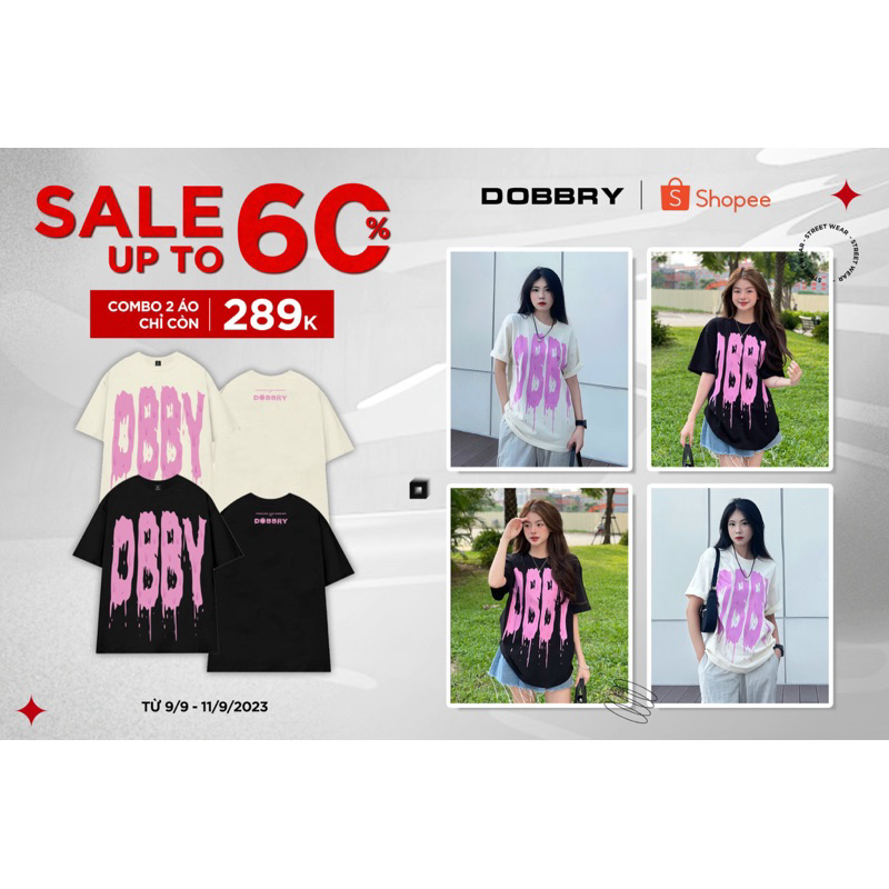 Áo Thun Unisex DBBY Melt From Unisex 100% Cotton Compact 260GSM - DOBBRY