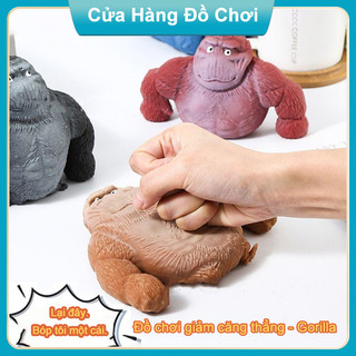 Gorilla Extrusion Exhaust Extrusion Giải Nén Động Vật Trẻ Em Đồ Chơi Giải Nén Đàn Hồi Cao