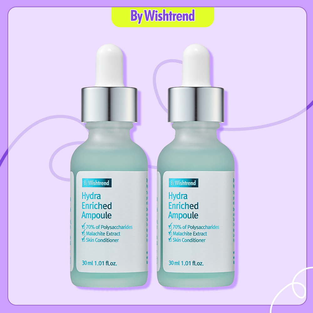 (Date 2025) Combo 2 By Wishtrend tinh chất Hydra Enriched Ampoule 30ml