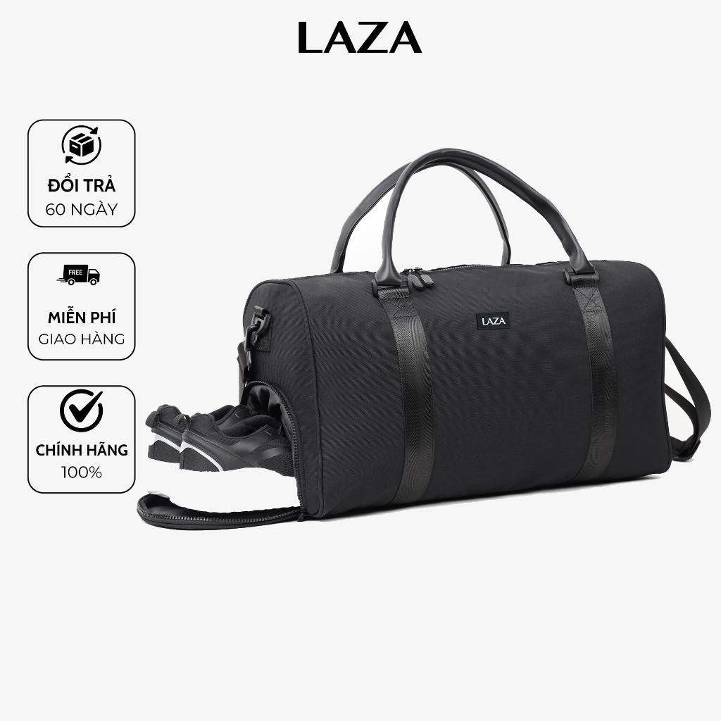 LAZA - Túi xách hành lý cỡ lớn Niaga Bag 591 - Chất liệu canvas trượt nước - Ngăn đựng giày riêng tiện lợi