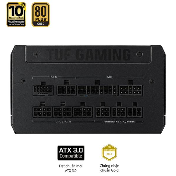 Nguồn TUF 1000 Gaming / GIGABYTE P1000GM công suất 1000W, 80 PLUS Gold, Fully Modular - Bảo hành chính hãng 10 năm
