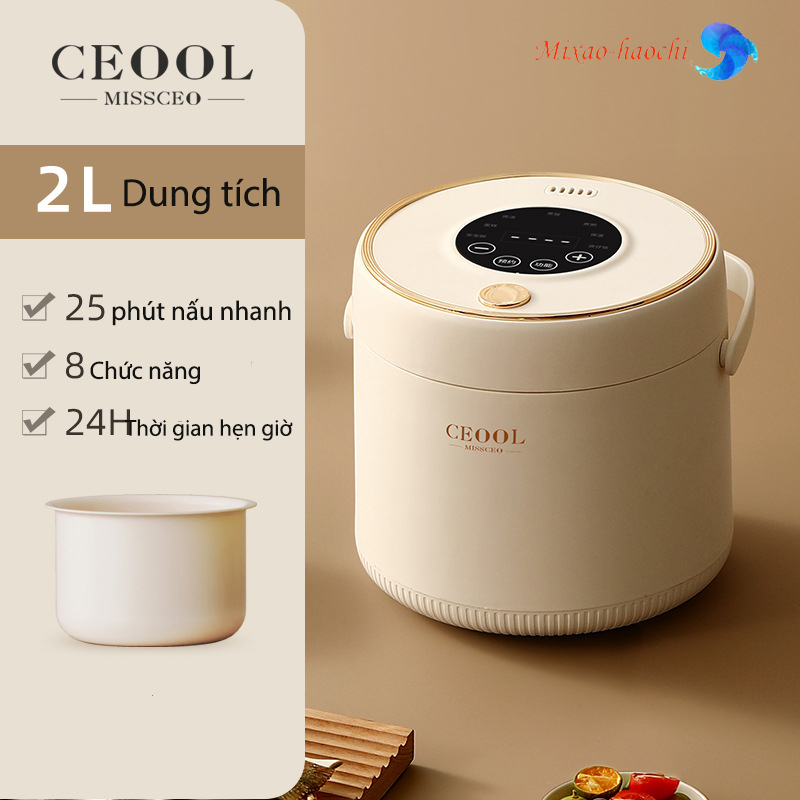 Nồi Cơm Điện Tử Ceool Lòng Nồi 6 Lớp Đa Năng Nấu Cơm Nấu Cháo Hầm Hấp Hâm Nóng Hẹn Giờ Lên Đến 24 Tiếng-Mixiao haochi