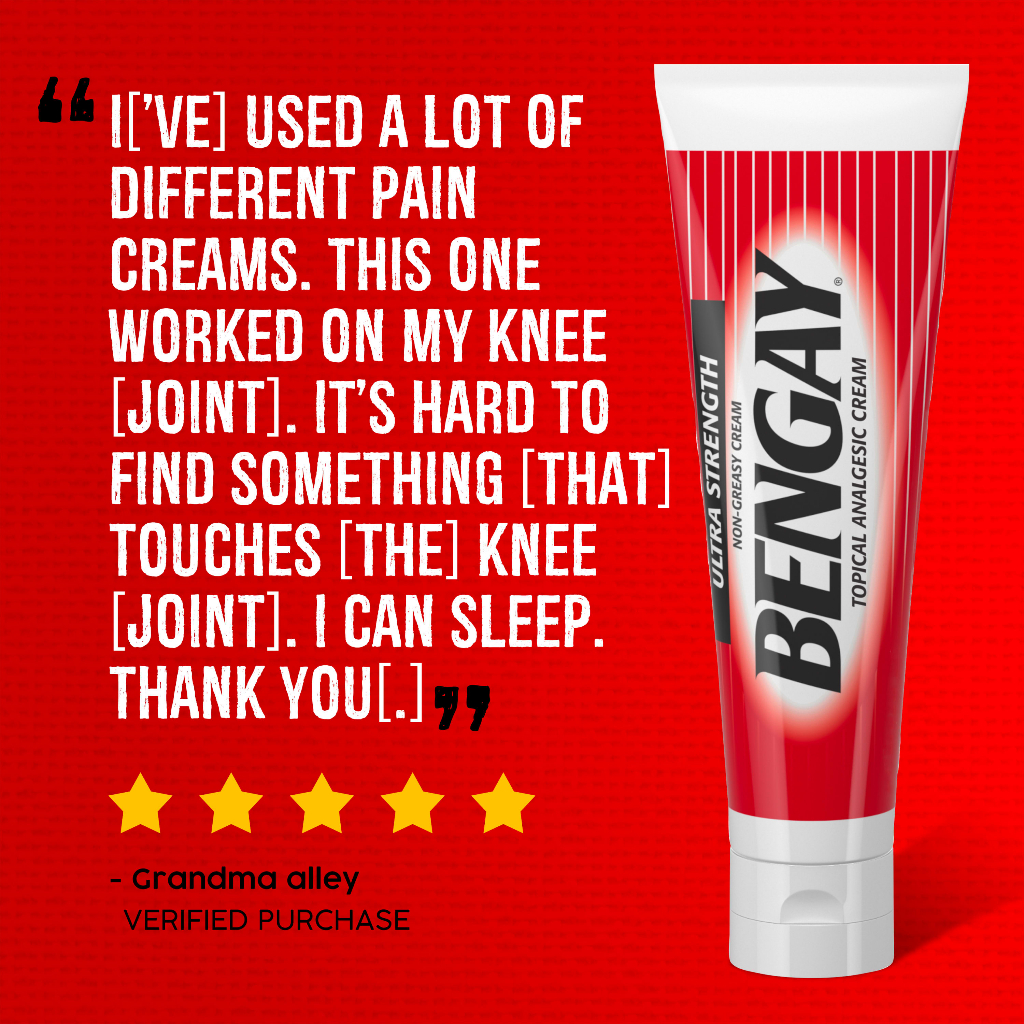Kem Xoa Bóp BENGAY Mỹ Ultra Strength / Jasmine Lidocaine 4% Giúp Giảm Đau Khớp / Căng Cơ / Bong Gân - DISI